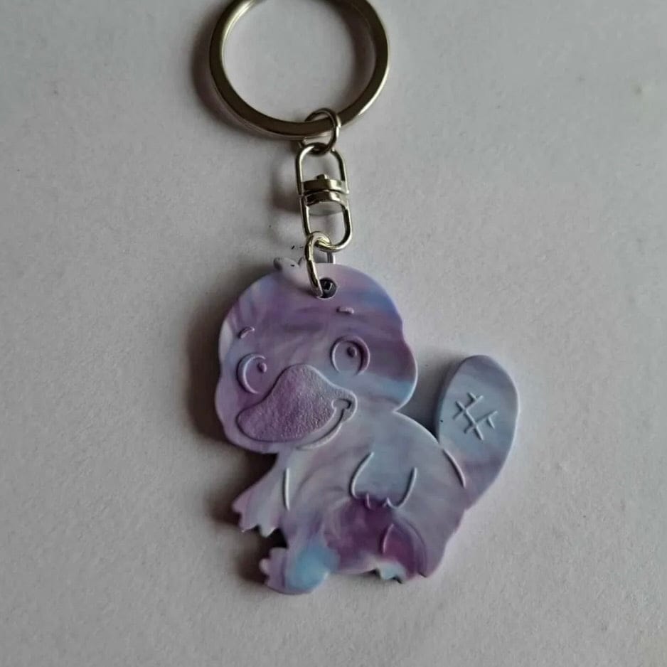 Zero.plastics.australia keyring Platypus (new) Keyrings - Recycled bottle lids - Zero.plastic.Australia