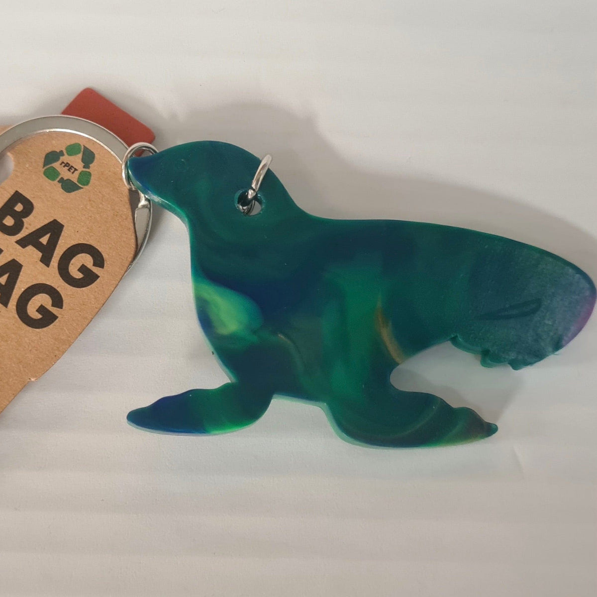Zero.plastics.australia keyring Seal Bag Tags - Recycled bottle lids - Zero.plastic.Australia