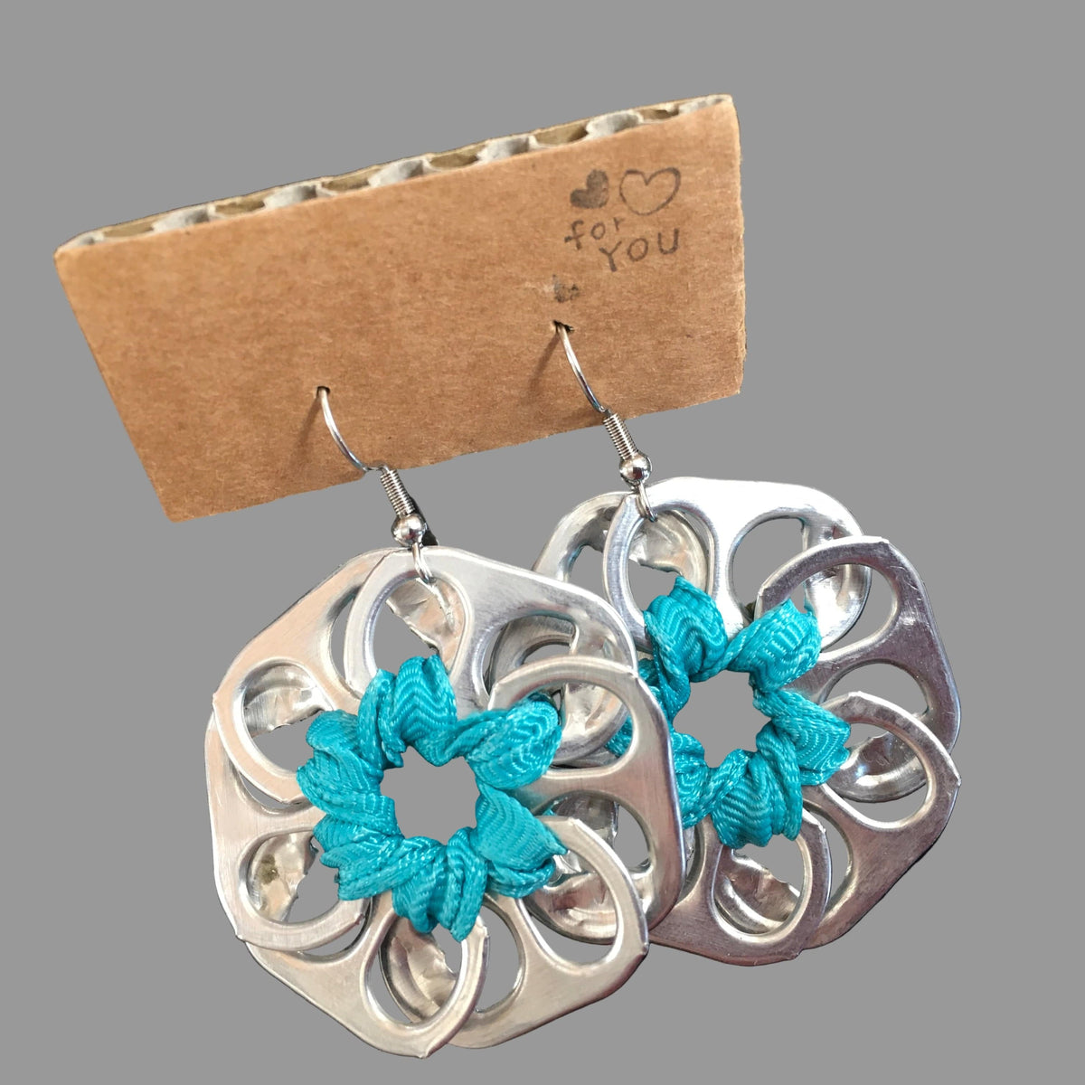 Flow - Marena Beqir Earrings Earrings - Recycled Can Ring Pulls