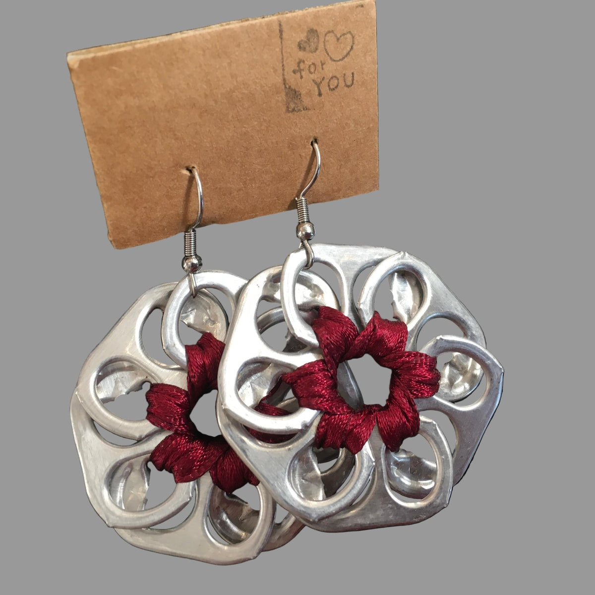 Flow - Marena Beqir Earrings Earrings - Recycled Can Ring Pulls
