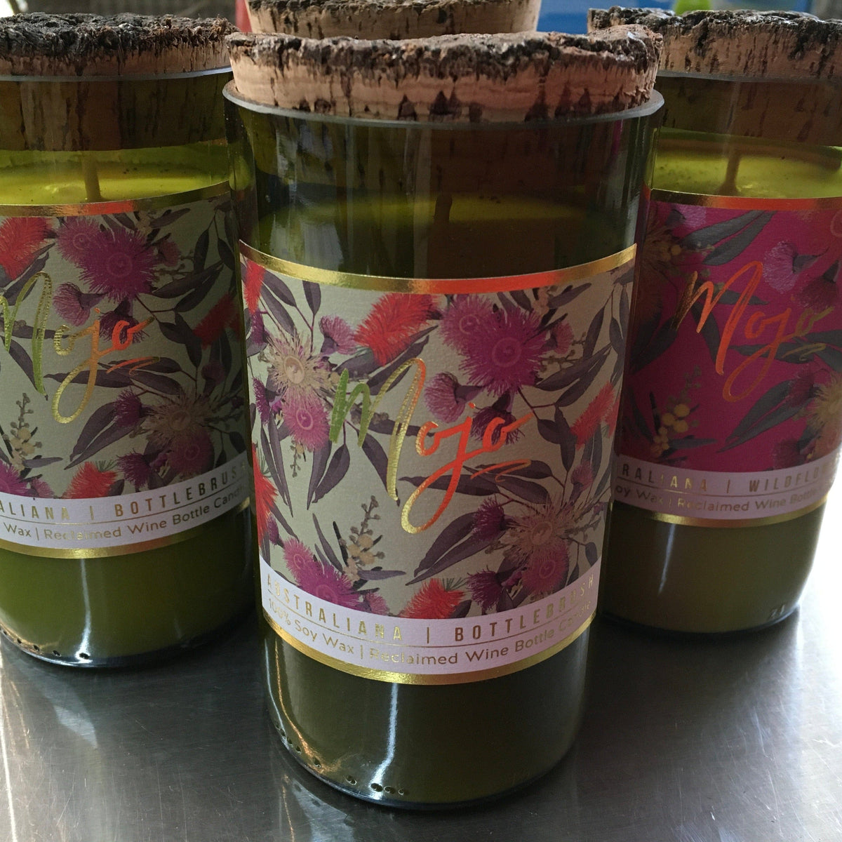 Mojo Candles Candle Candle - Wine Bottle