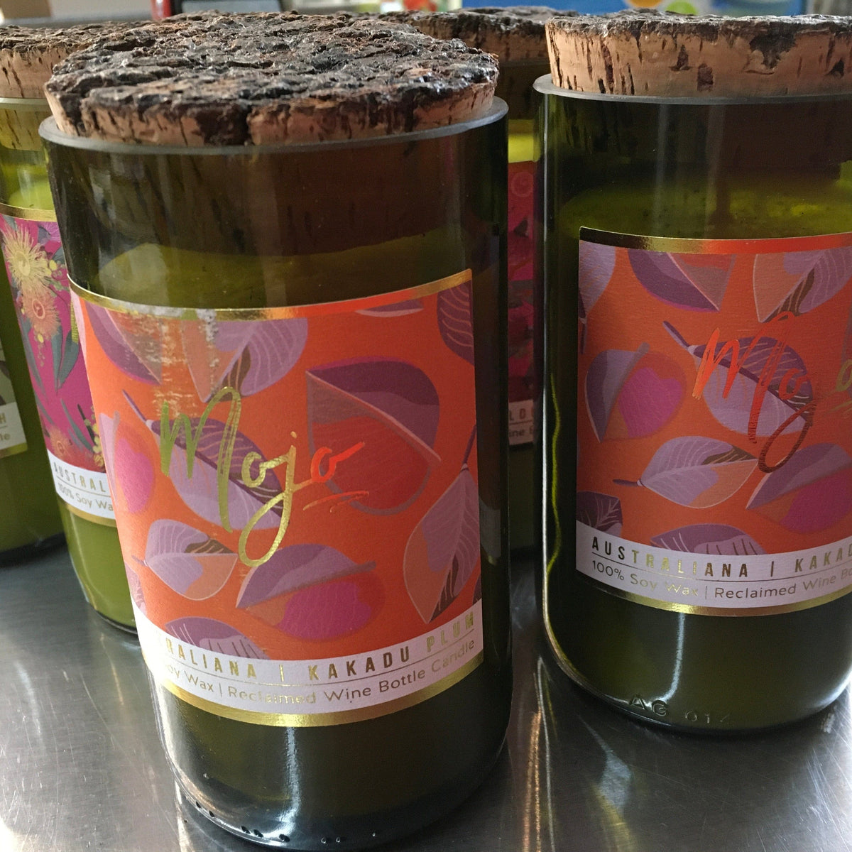 Mojo Candles Candle Candle - Wine Bottle