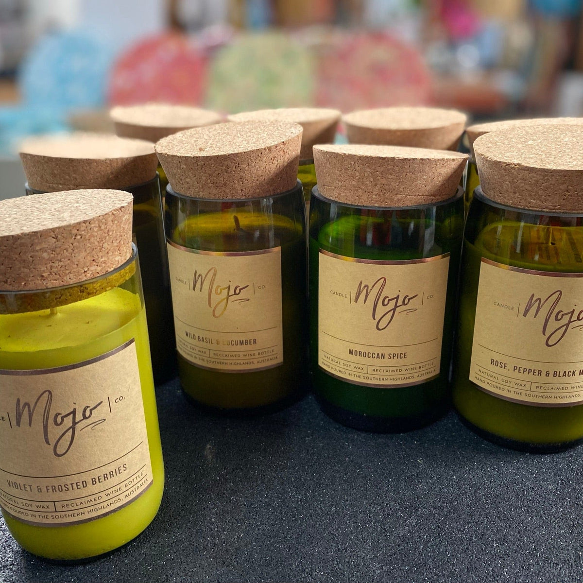 Mojo Candles Candle Candle - Wine Bottle