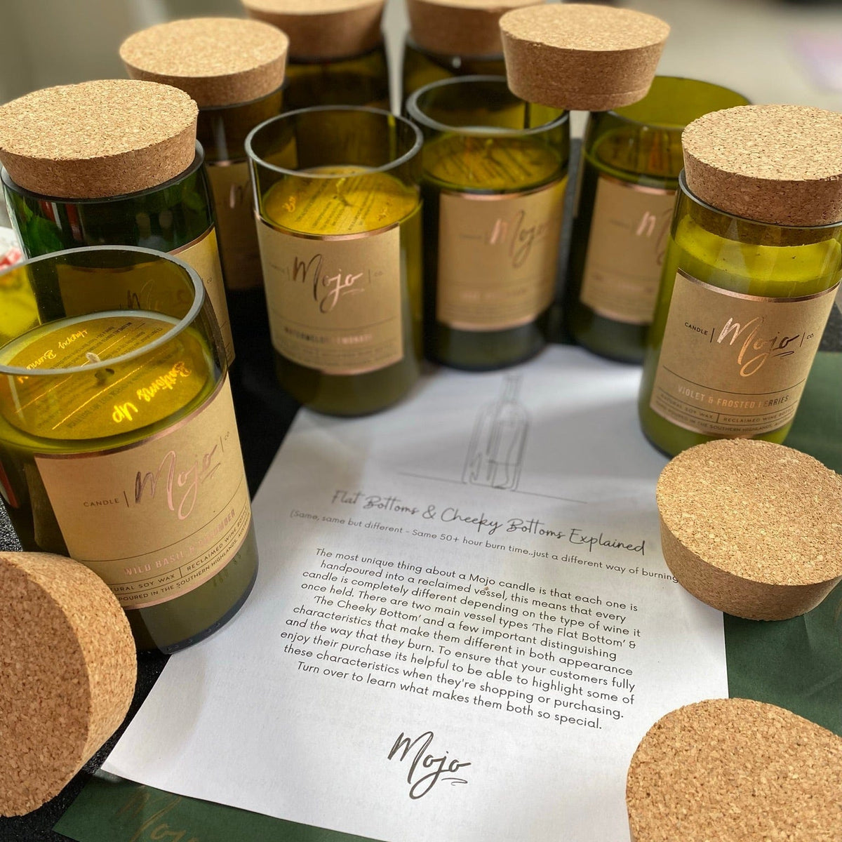 Mojo Candles Candle Candle - Wine Bottle