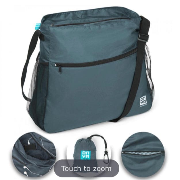 Onya Bag - Side Charcoal Logo Bag - Onya Side bag