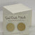SoulDustMetals Earrings 2) Stud Tan Earrings - Laminate samples  - SoulDustMetal