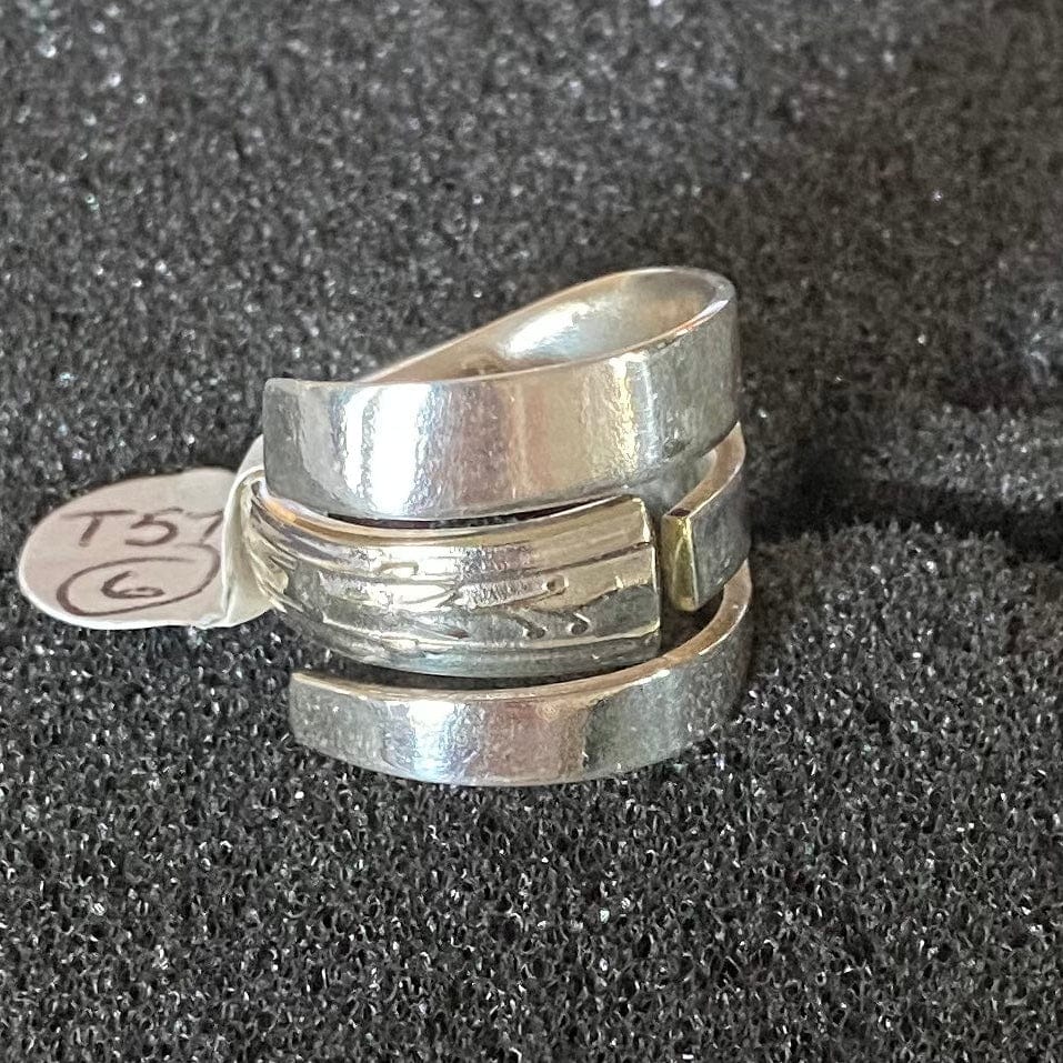 Twists n Tines Rings T57 - size 6 Rings - Twist n Tine recycled cutlery jewellery