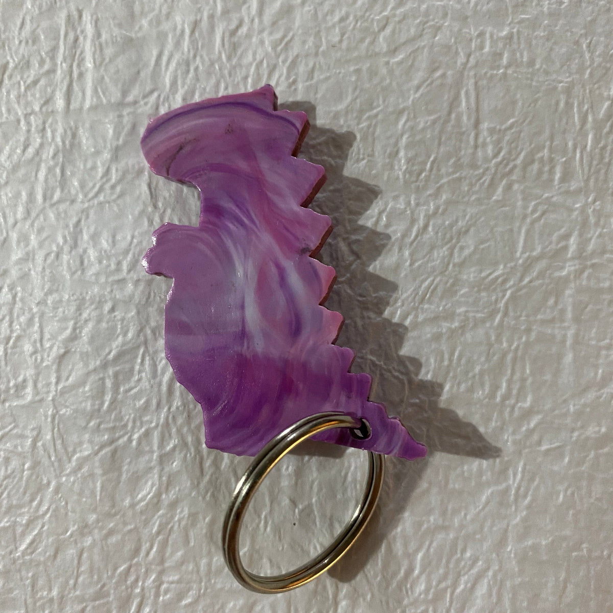 Zero.plastics.australia keyring Dinosaur Keyrings - Recycled bottle lids - Zero.plastic.Australia