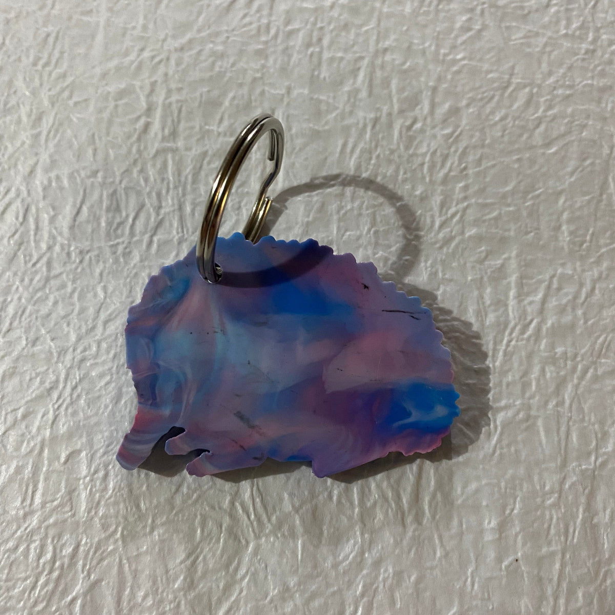 Zero.plastics.australia keyring Echidna Keyrings - Recycled bottle lids - Zero.plastic.Australia