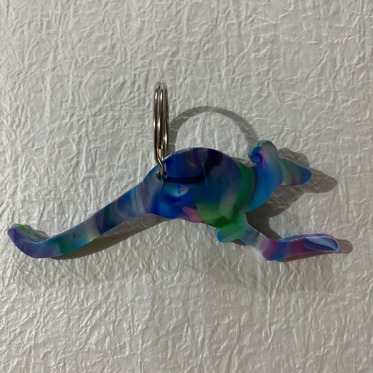 Zero.plastics.australia keyring Kangaroo Keyrings - Recycled bottle lids - Zero.plastic.Australia