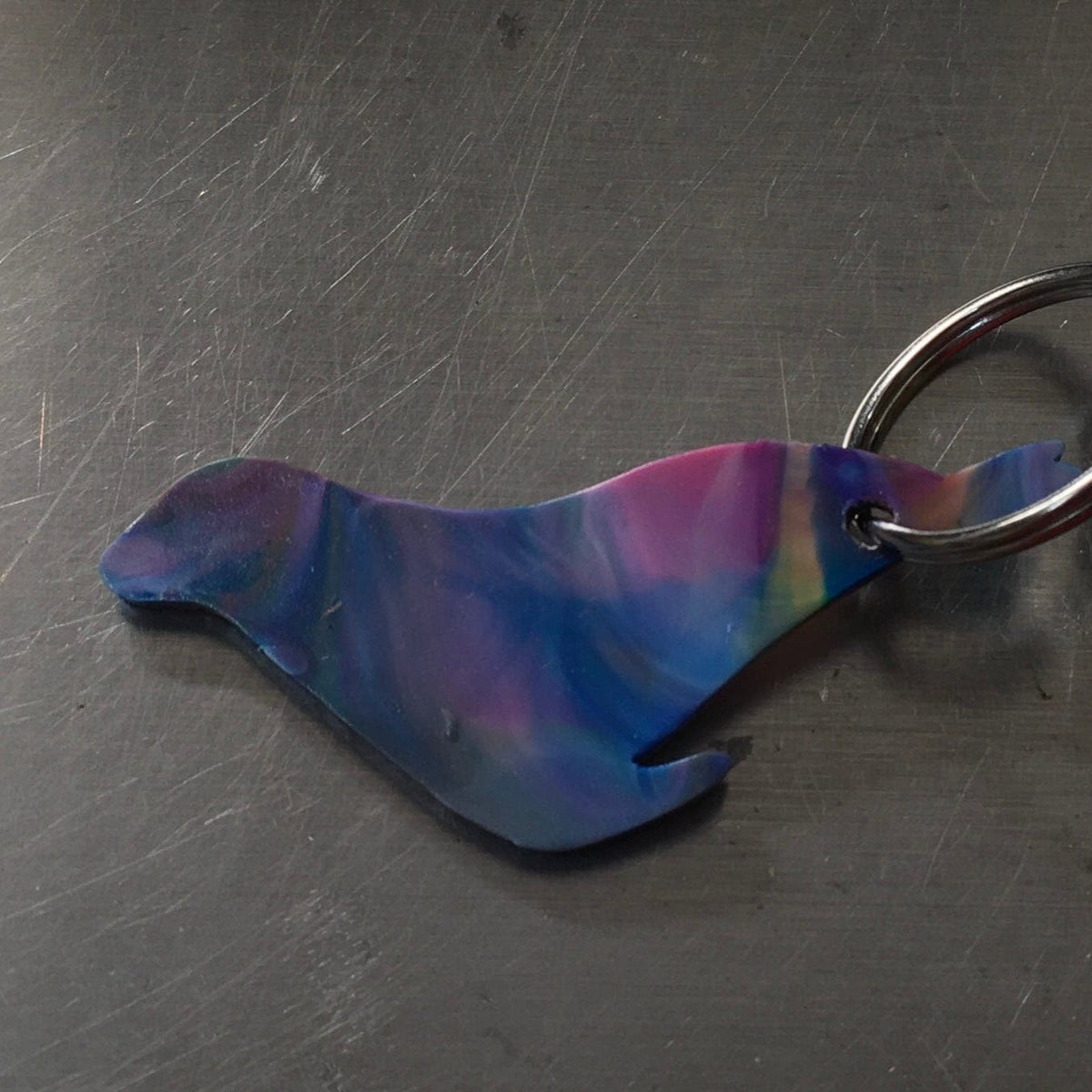 Zero.plastics.australia keyring Keyrings - Recycled bottle lids - Zero.plastic.Australia